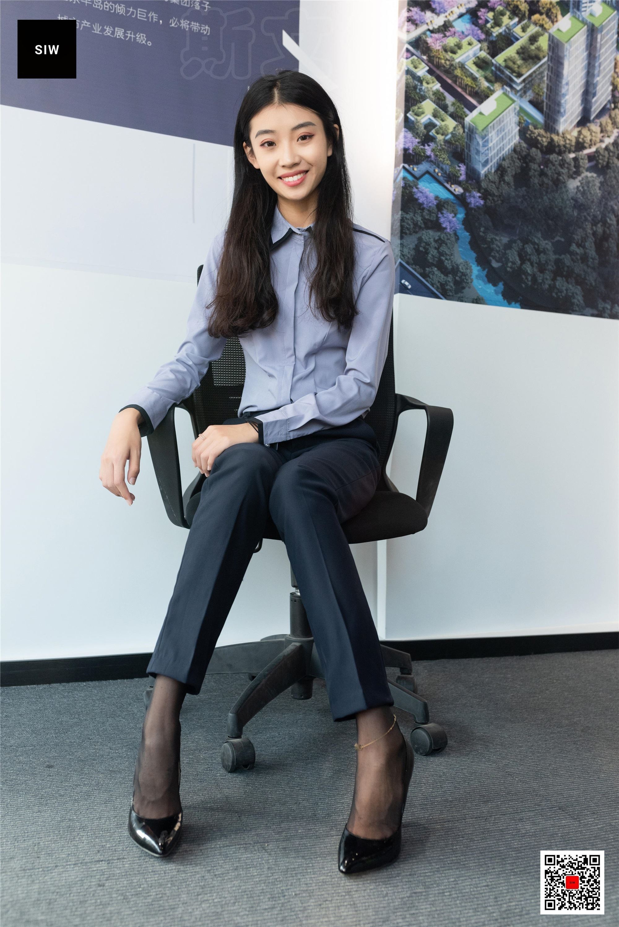 SIW斯文传媒 089 蓉儿 女总裁职业白领制服衬衣长裤工装